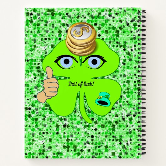 Carnet Spiral St. Patrick's Day Leprechaun (Dos)