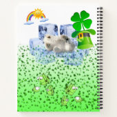 Carnet Spiral St. Patrick's Day Polar Bear (Dos)