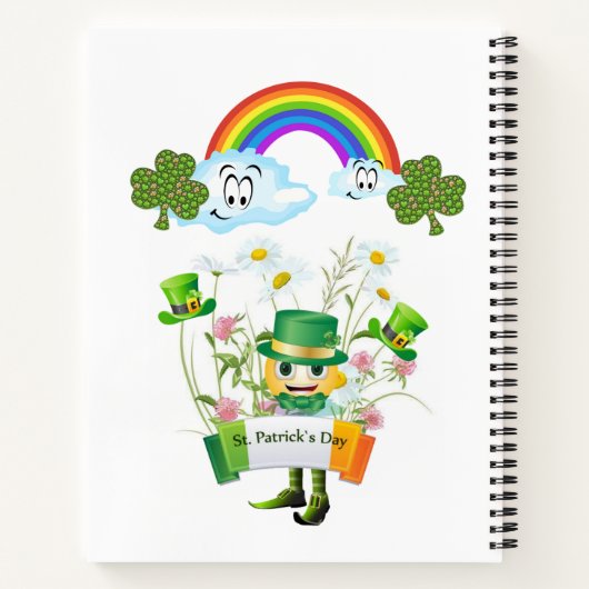 Carnet Spiral St. Patrick's Day Rainbow (Dos)