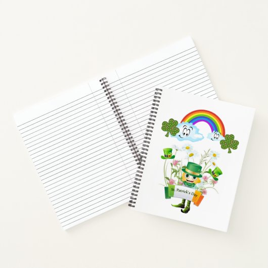 Carnet Spiral St. Patrick's Day Rainbow (Intérieur)