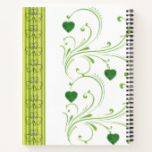 Carnet Spiral St. Patrick's Floral Shamrocks (Dos)