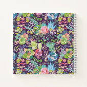 Carnet Spiral Succulent Cactus Gardening (Dos)