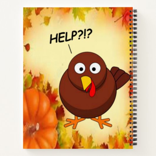 Carnet Spiral Thanksgiving (Dos)