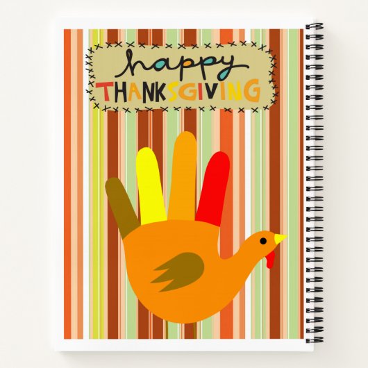 Carnet Spiral Thanksgiving (Dos)