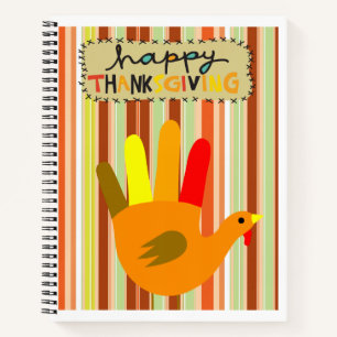 Carnet Spiral Thanksgiving