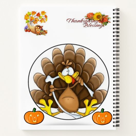 Carnet Spiral Thanksgiving (Dos)