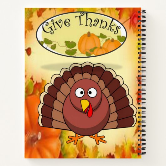 Carnet Spiral Thanksgiving (Dos)