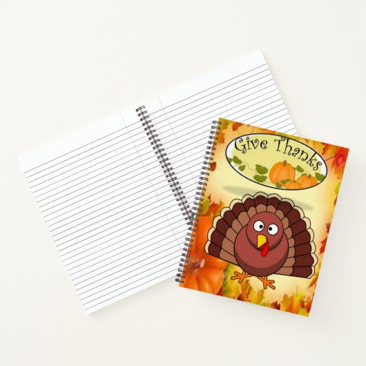 Carnet Spiral Thanksgiving (Intérieur)