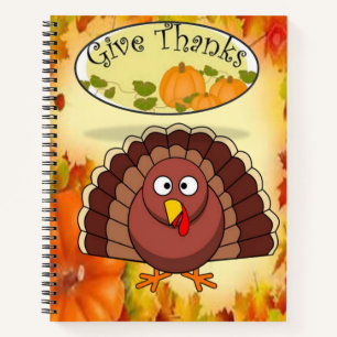 Carnet Spiral Thanksgiving