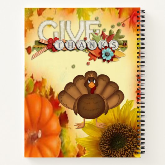 Carnet Spiral Thanksgiving (Dos)