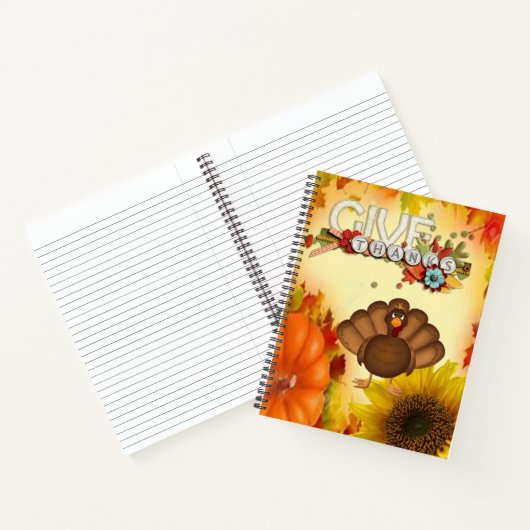 Carnet Spiral Thanksgiving (Intérieur)