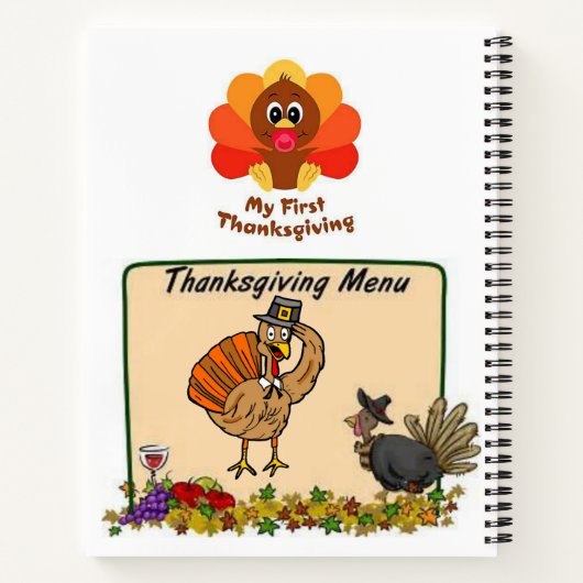 Carnet Spiral Thanksgiving (Dos)
