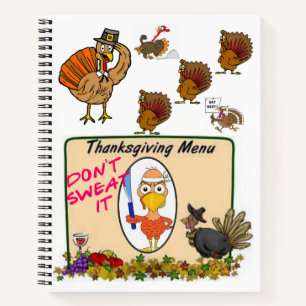Carnet Spiral Thanksgiving