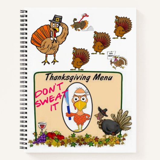 Carnet Spiral Thanksgiving (Devant)