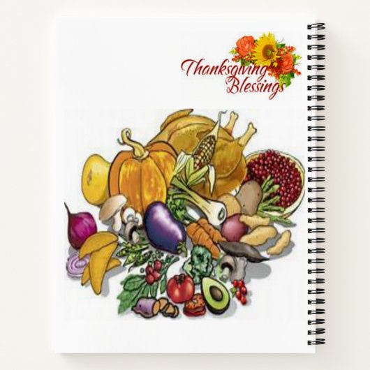 Carnet Spiral Thanksgiving (Dos)