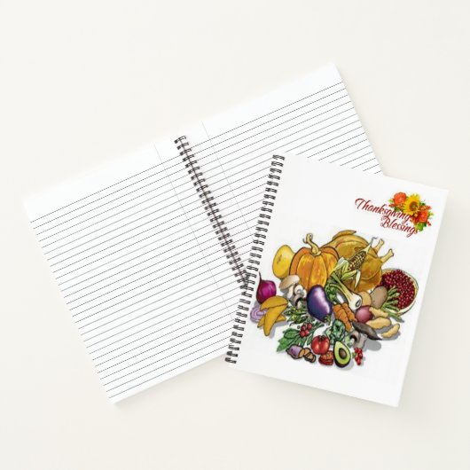 Carnet Spiral Thanksgiving (Intérieur)