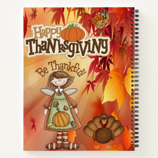 Carnet Spiral Thanksgiving (Dos)