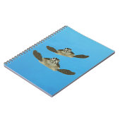Carnet Spiral Tortues de mer (Côté gauche)