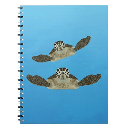 Carnet Spiral Tortues de mer (Devant)