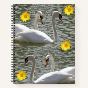 Carnet spiral tournesol
