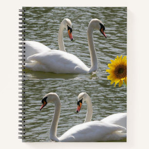 Carnet spiral tournesol