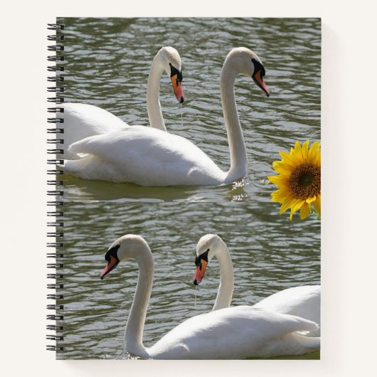 Carnet spiral tournesol (Devant)