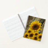 Carnet spiral tournesol (Intérieur)