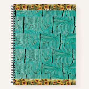 Carnet spiral tournesol