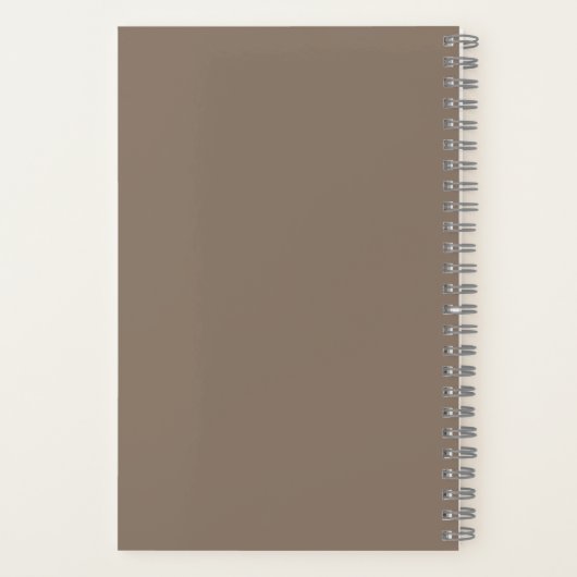 Carnet Spiral Traditionnel Recette Arbre Familiale (Verso)