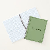Carnet Spiral Vert (Intérieur)