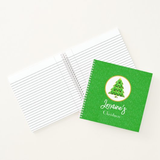 Carnet Spiral Vert Joyoux Noel (Intérieur)