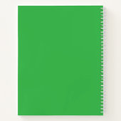 Carnet Spiral Vert Joyoux Noel (Dos)