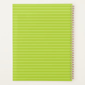 Carnet Spiral Vert Personnalisé - Custome (Dos)
