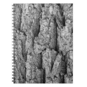 Carnet spiral - Vieux écorce de chêne de croissanc