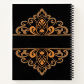 Carnet spiral vintage Design (Dos)