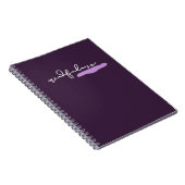 Carnet Spiral Violet - Journal "Mindfulness" (Côté Droit)