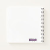 Carnet spiral violet Vortex (Dos)
