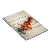Carnet spiral violon (Côté Droit)