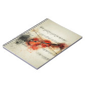Carnet spiral violon (Côté gauche)