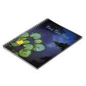 carnet Spiral "Water Lily" (Côté gauche)