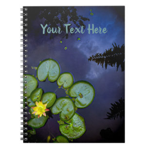 carnet Spiral "Water Lily"
