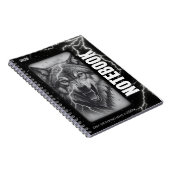 Carnet Spiral Wolf - Éclair gothique (Côté Droit)