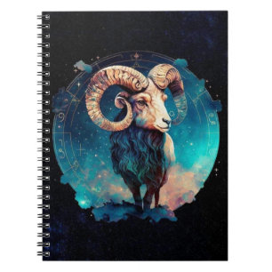 Carnet Spiral Zodiac Aries