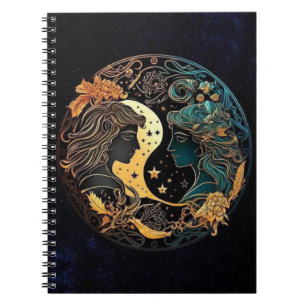 Carnet Spiral Zodiac Gemini