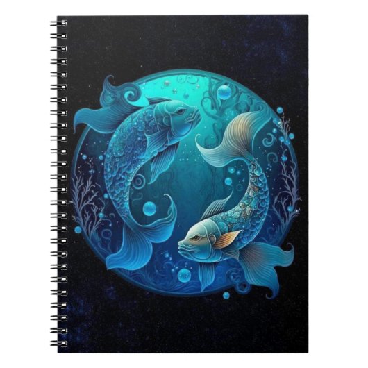 Carnet spiral Zodiac Pisces (Devant)