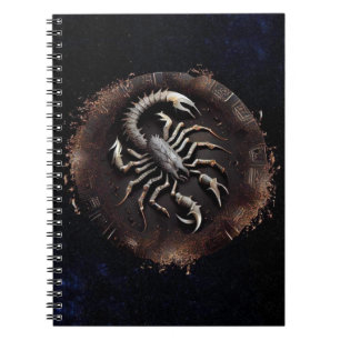 Carnet spiral Zodiac Scorpio
