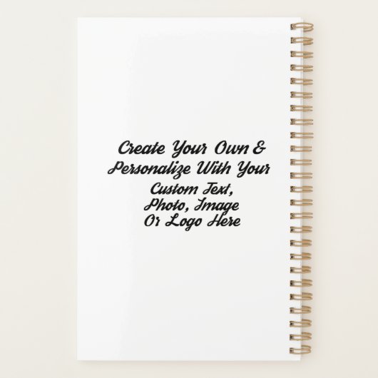 Carnet spirale 5,5 X 8,5 Planneur en plastique lam (Dos)