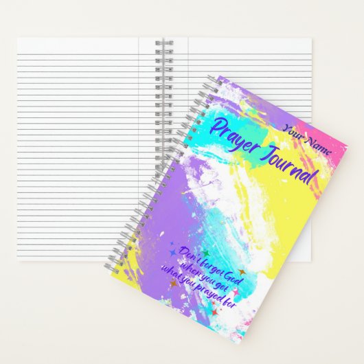 Carnet spirale A5, Pastel Abstrait (À l'intérieur)