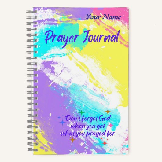 Carnet spirale A5, Pastel Abstrait (Recto)