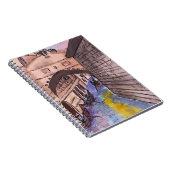 Carnet spirale - Aquarelle Couverture des canaux d (Côté Droit)